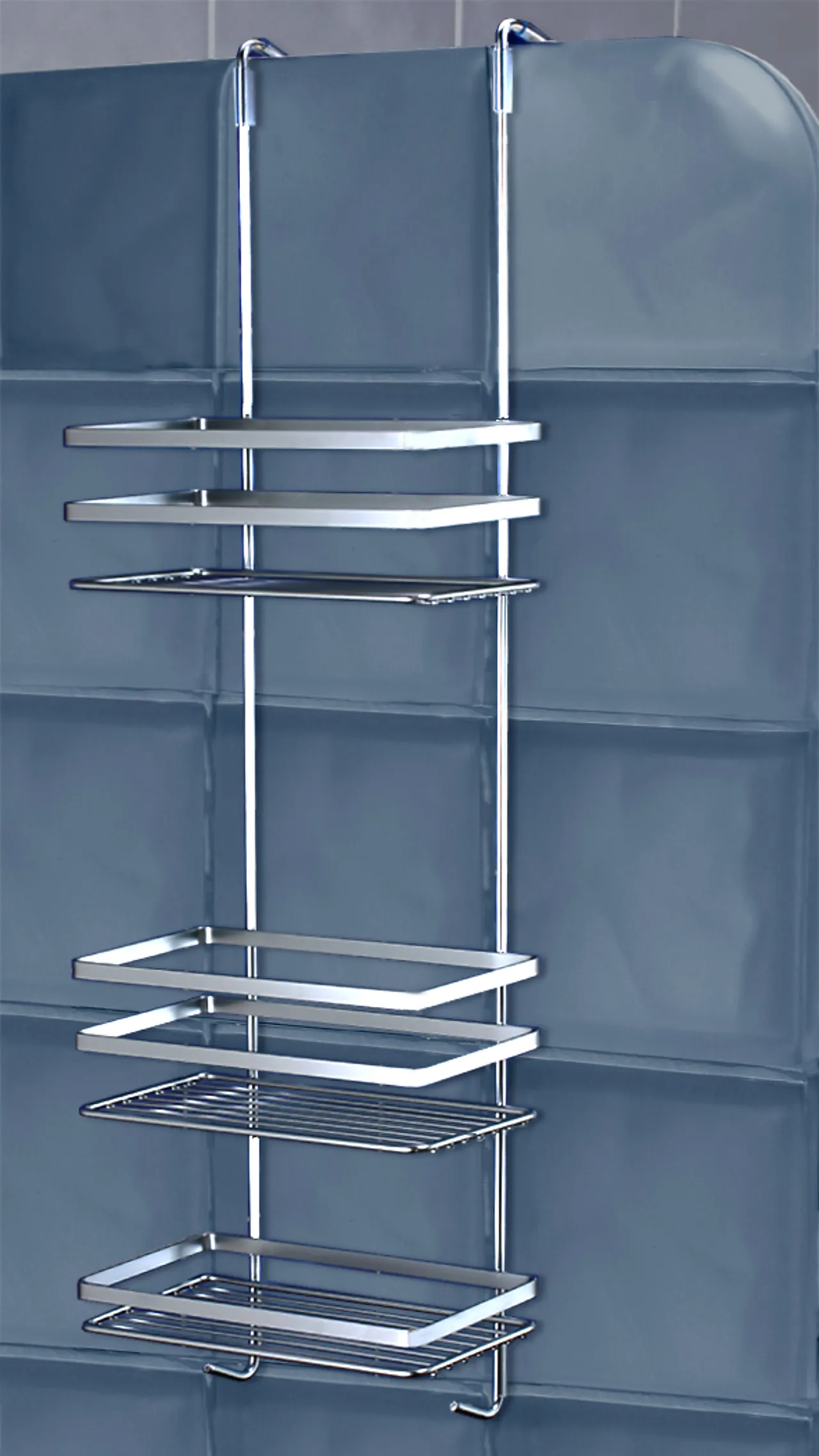 Dusjhylle 3 etasjer hvit null - null - 2 - Miniatyr