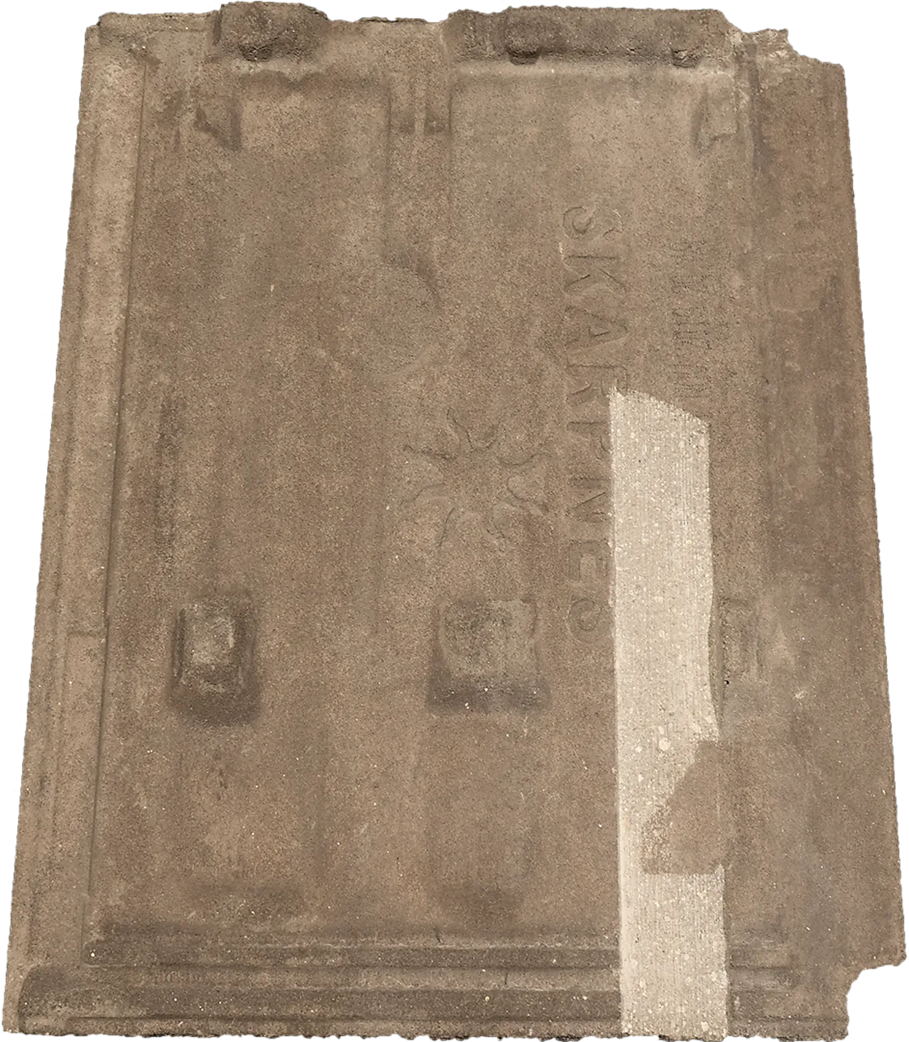 Takstein flat tr/ko v "edelsort"