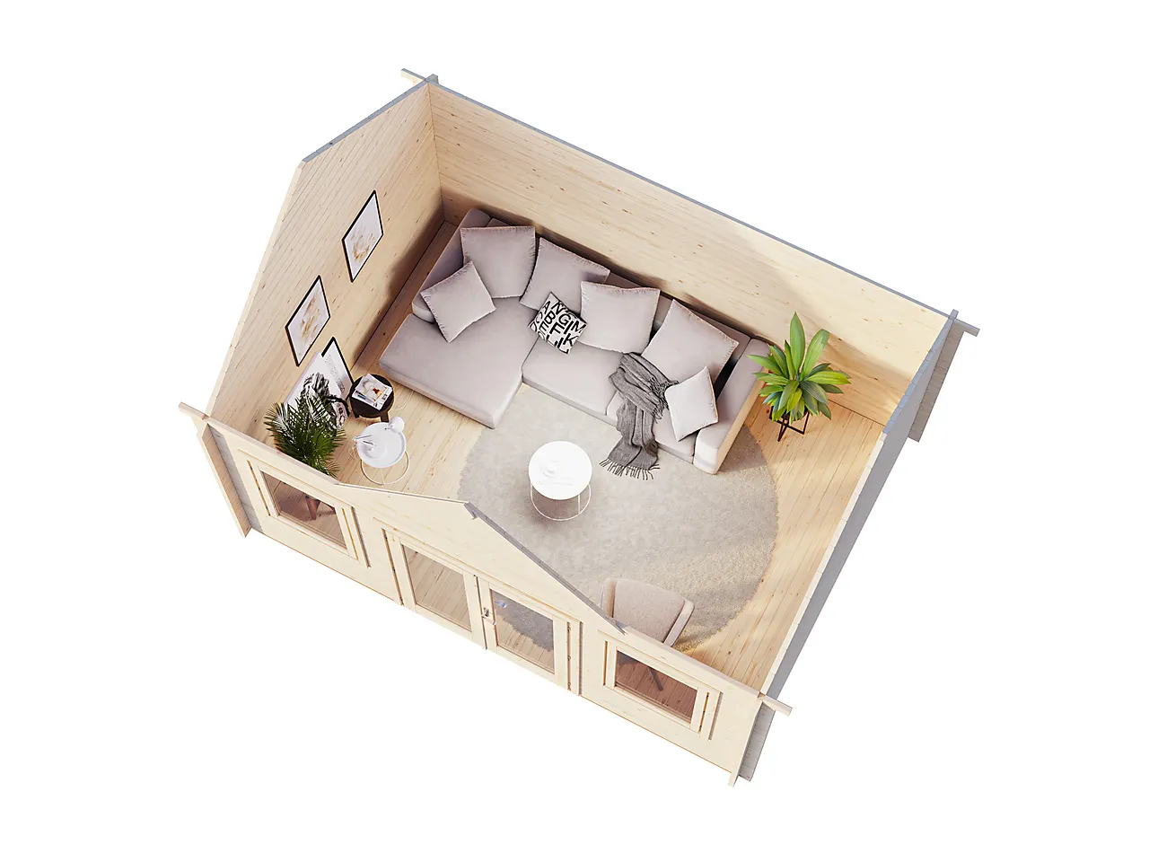 Hagestue Claudia 14,2 m² null - 14,2 m² - 2 - Miniatyr