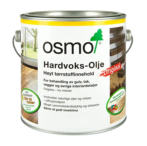 Osmo Hardvoksolje 3062 2,5 liter matt