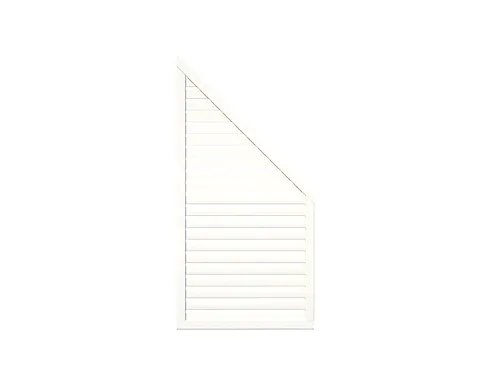Levegg Nina3 90X180/90 cm hvitmalt