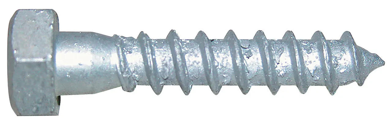 Treskrue fransk varmforsinket 12x60 mm 50 stk