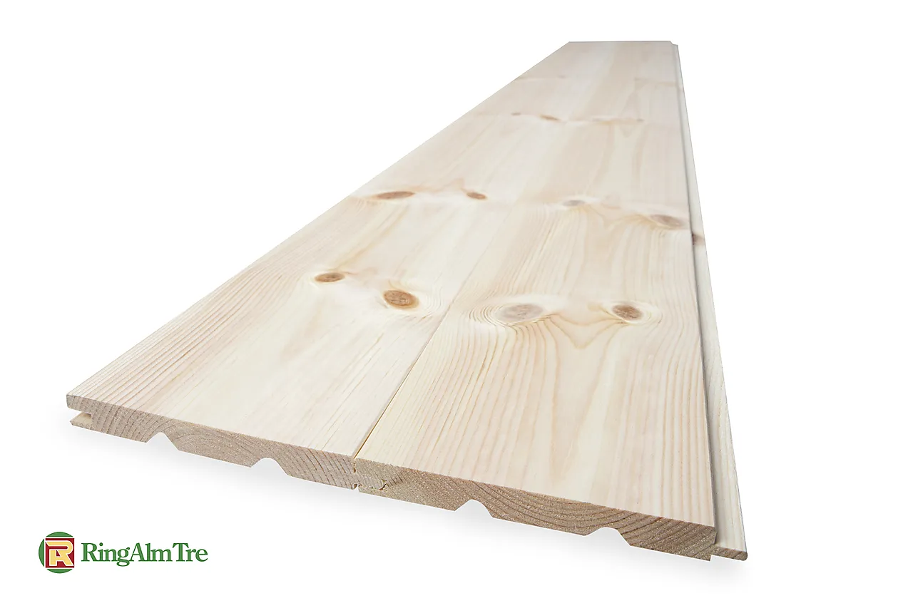 Glattpanel natur 14x145 mm furu null - null - 2 - Miniatyr