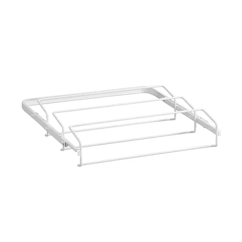 Skohylle uttrekkbarekkbar 448 mm hvit