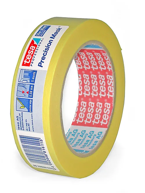 Maskeringstape Precision gul 50 m x 38 mm