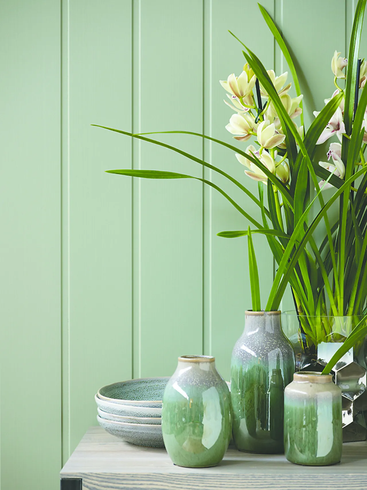 MDF Deco living Skygge Grønn matt struktur null - null - 2 - Miniatyr