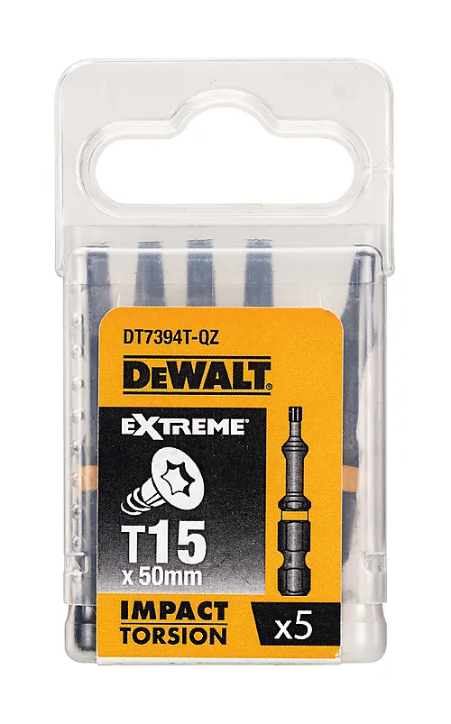 Torx T15 Torsion Bits 50mm 5-pack