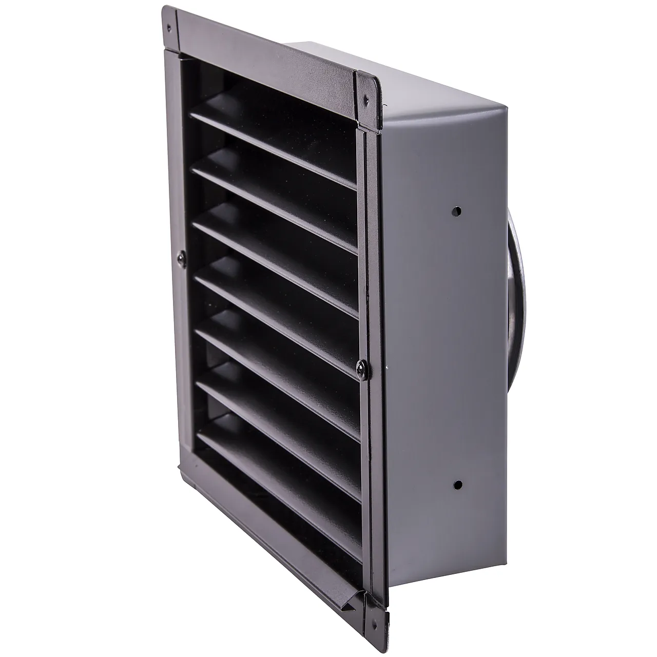 Ytterveggsrist v13 ø160 svart