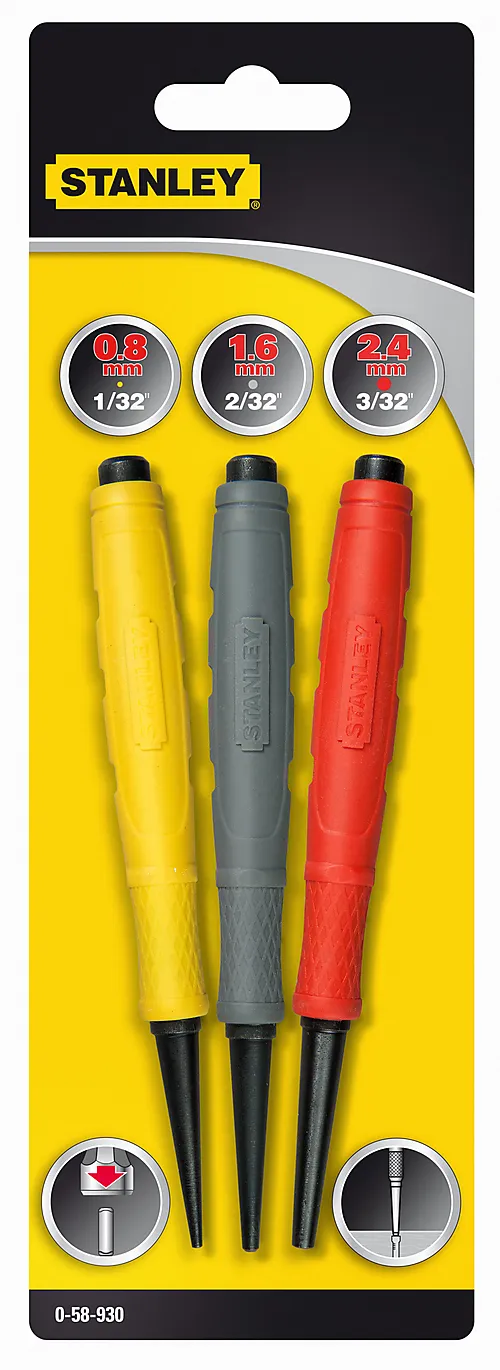 Spikerdor sett dynagrip 3 deler