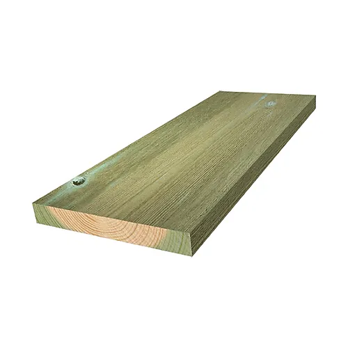 Rektangulær kledning furu CU-impregnert 22x123x7200 mm