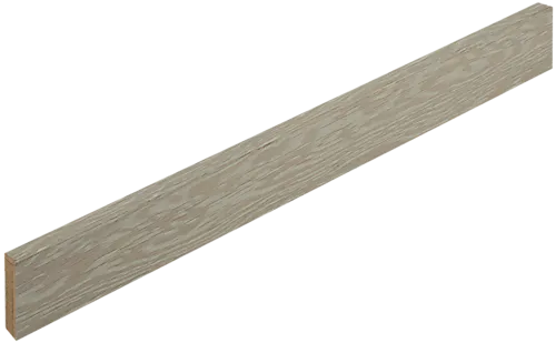Gulvlist eik børstet hvit purelakk 14x55x2180