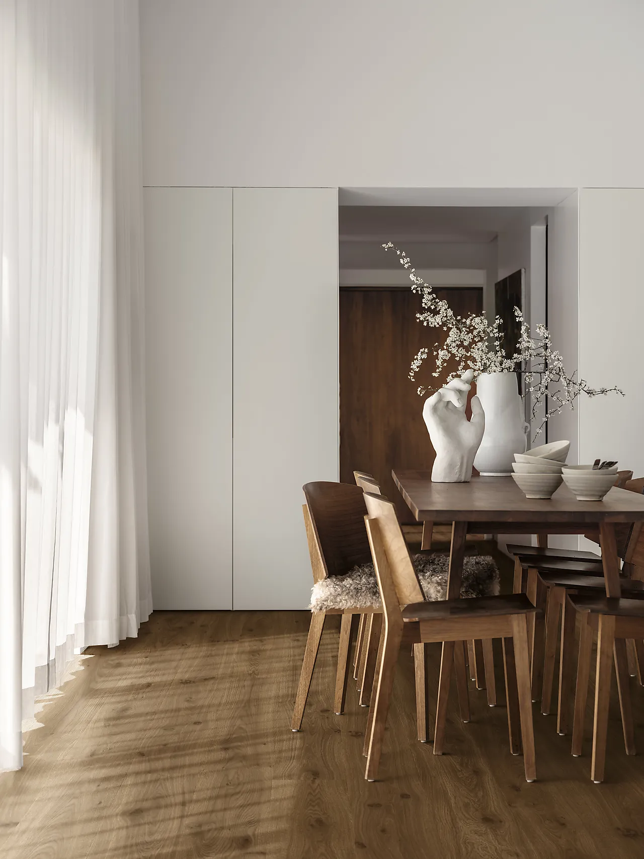 Laminatgulv Trondheim maroon oak null - null - 2 - Miniatyr