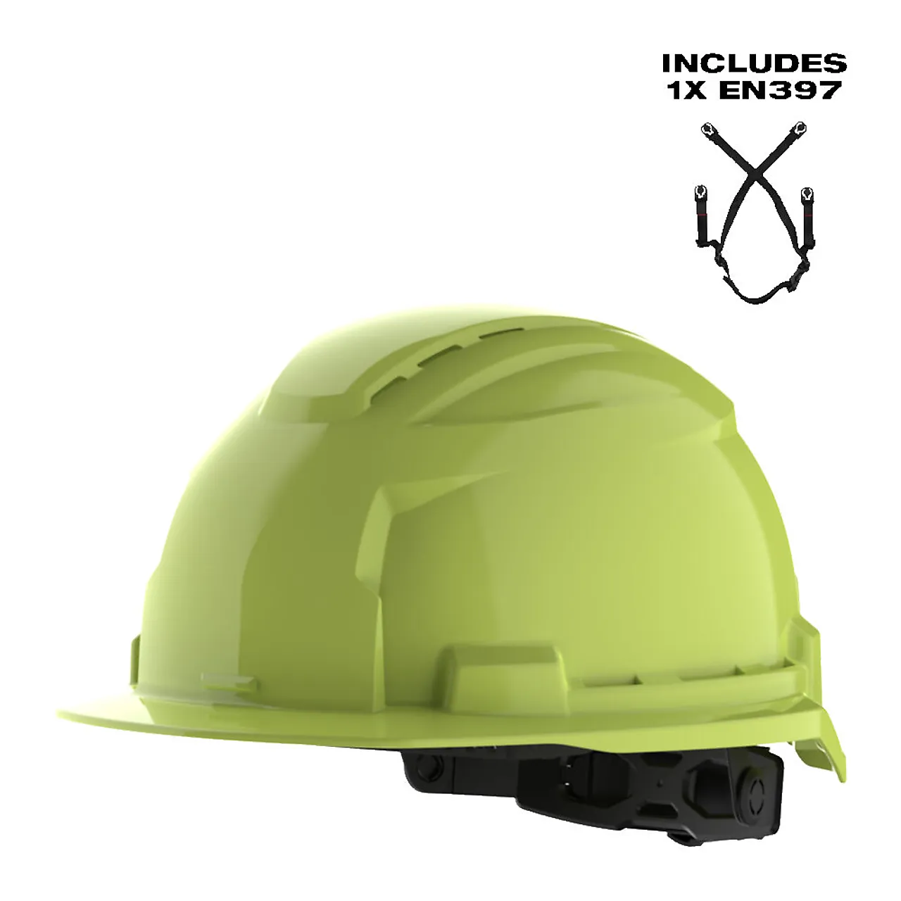 Vernehjelm BOLT100 hi-vis gul Vernehjelm BOLT100 hi-vis gul