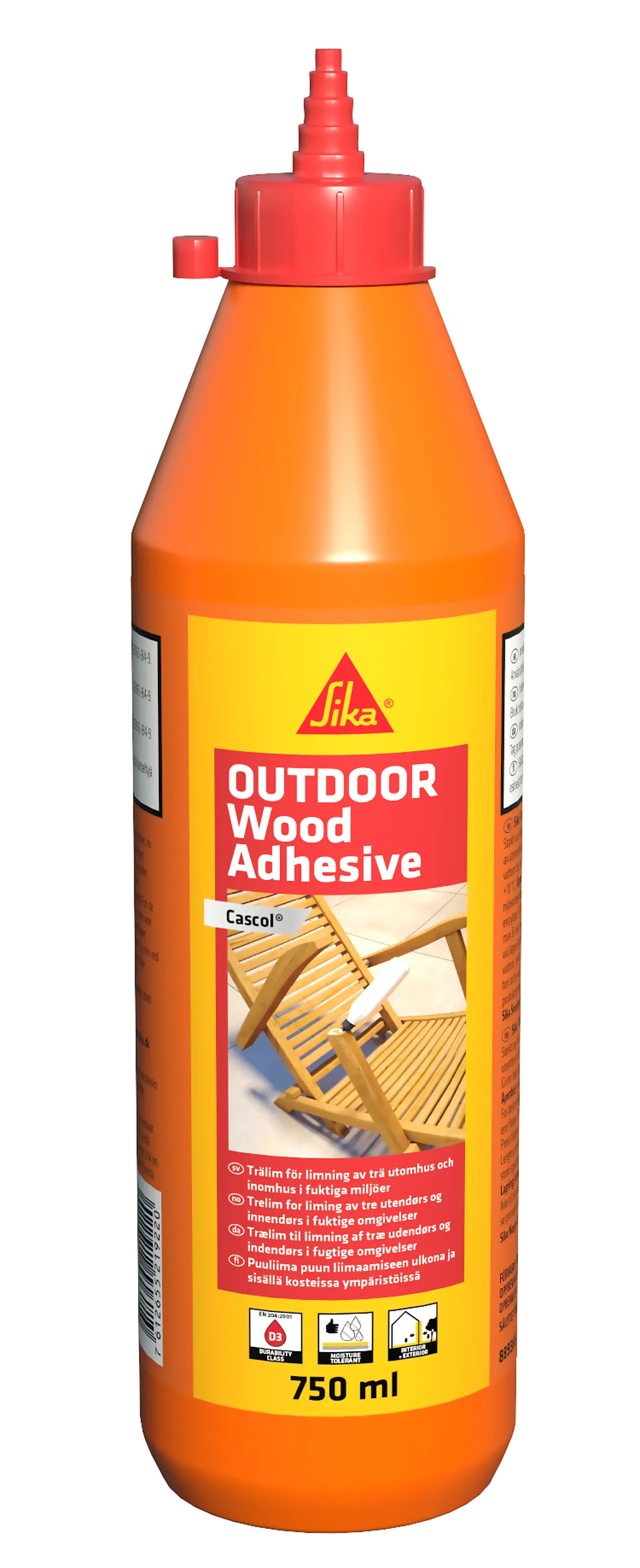 Sika Outdoor Wood Adhesive trelim D3 750ml Sika Outdoor Wood Adhesive trelim D3 750ml