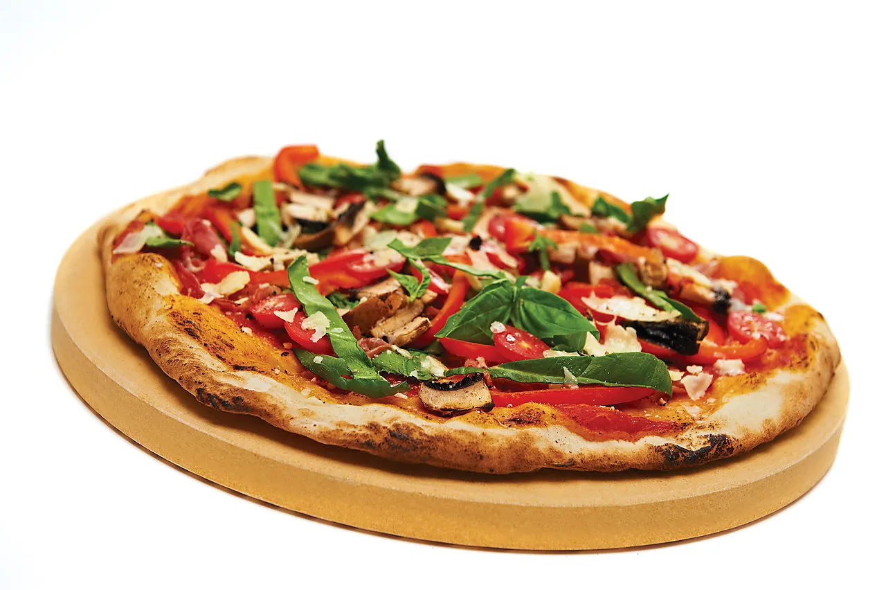 Pizzastein rund null - null - 2 - Miniatyr