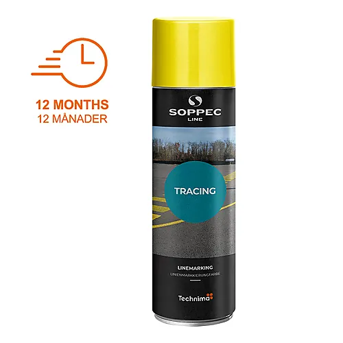 Linjemaling tracing gul 500 ml soppec