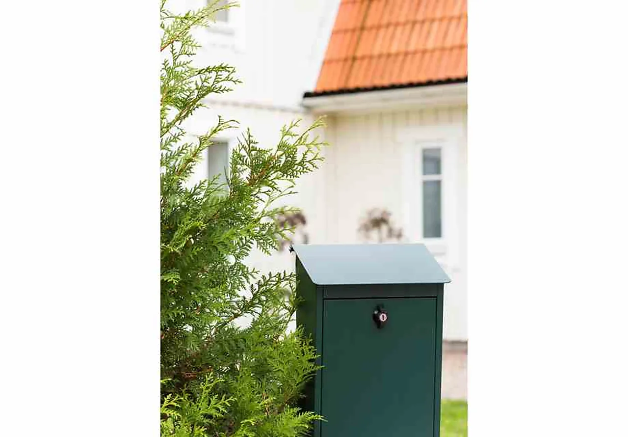 Postkasse classic låsbar 9441B grønn