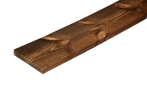 Kledning rektangulær royalimpregnert rb 10 furu brun 22x148 mm