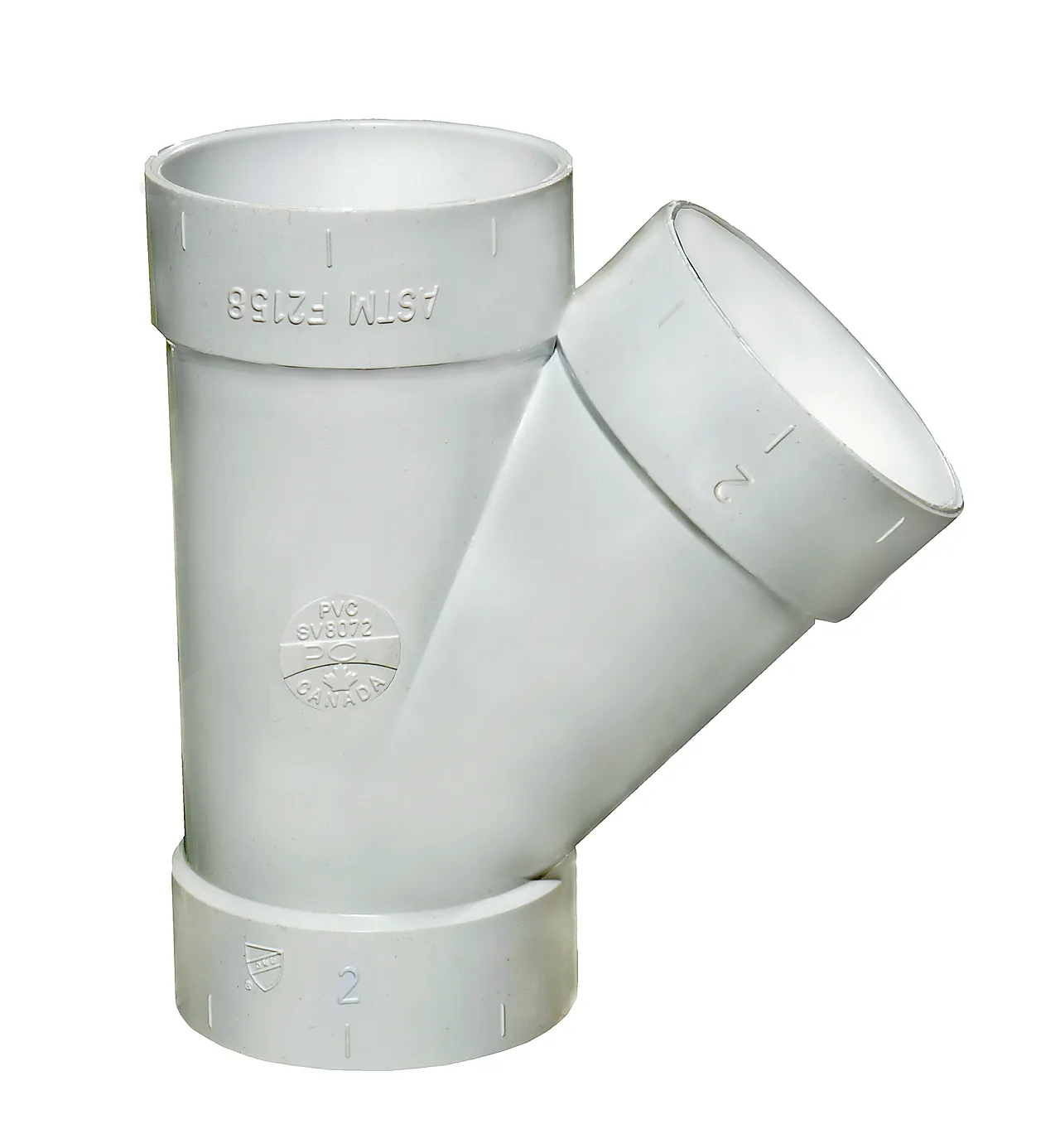 Grenrør 45 grader foma rørdel sentralstøvsuger