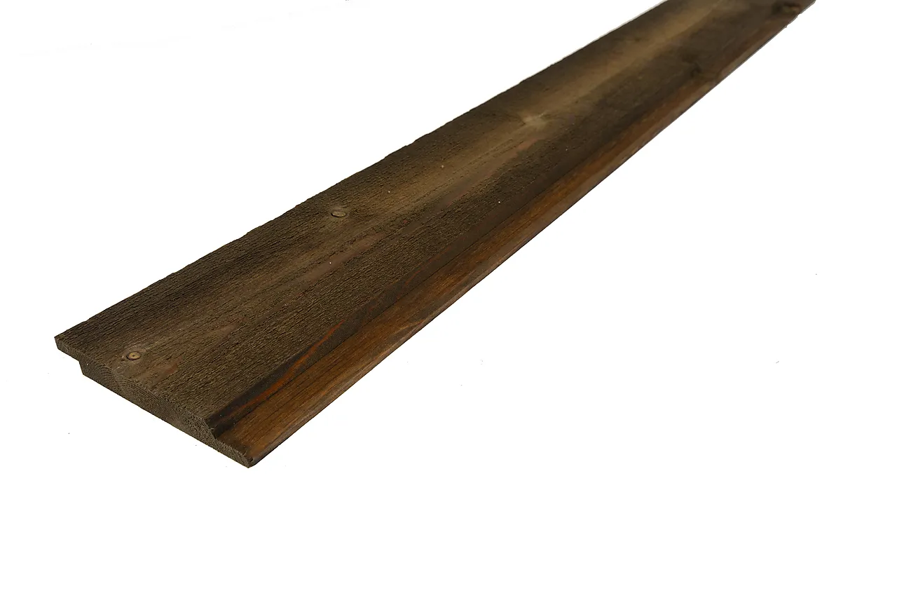 Kledning dobbelfals 60° 19x148 mm brun null - null - 2 - Miniatyr