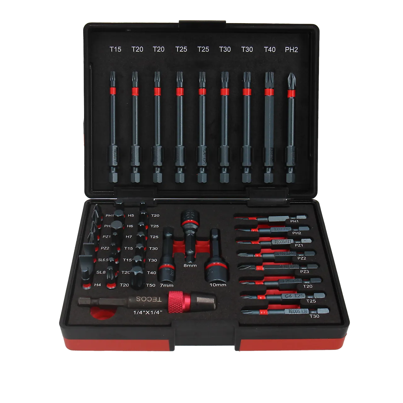 Bitssett Heavy Duty Impact 42 deler Bitssett Heavy Duty Impact 42 deler