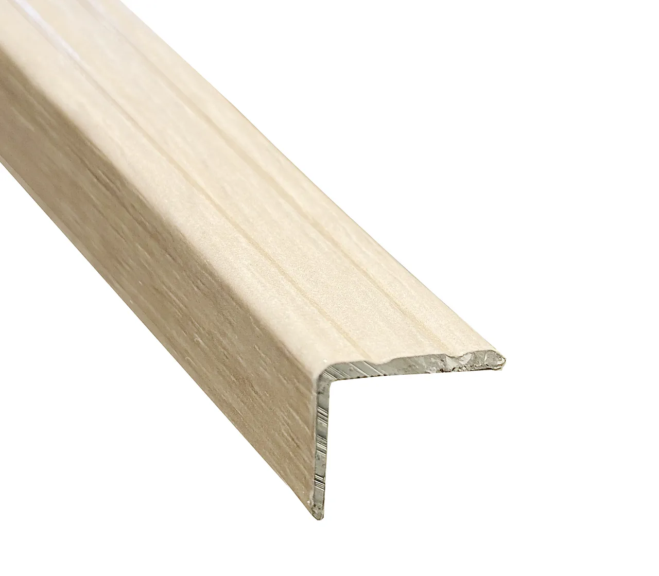 Trappenese nr 9.1 selvklebende aluminium 1 meter eik sand