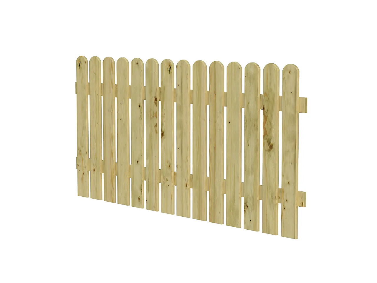 Hagegjerde Kelda 180x80 cm impregnert null - null - 2 - Miniatyr