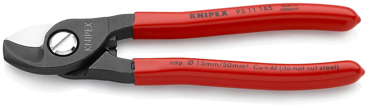 Kabelkutter 95 11 165 ø15 mm 50 mm2 165mm  knipex