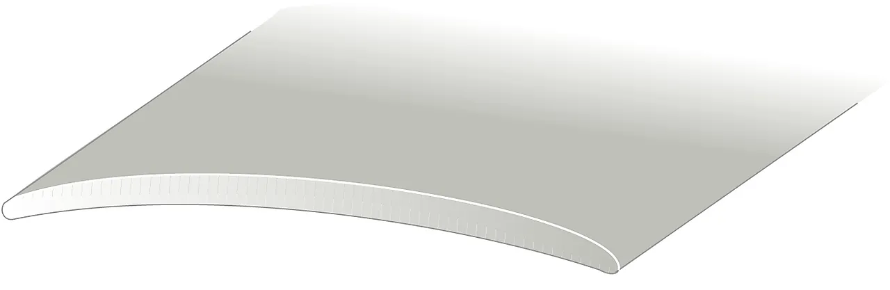 Lundbergs overgangslist sølv 1 meter Lundbergs overgangslist sølv 1 meter