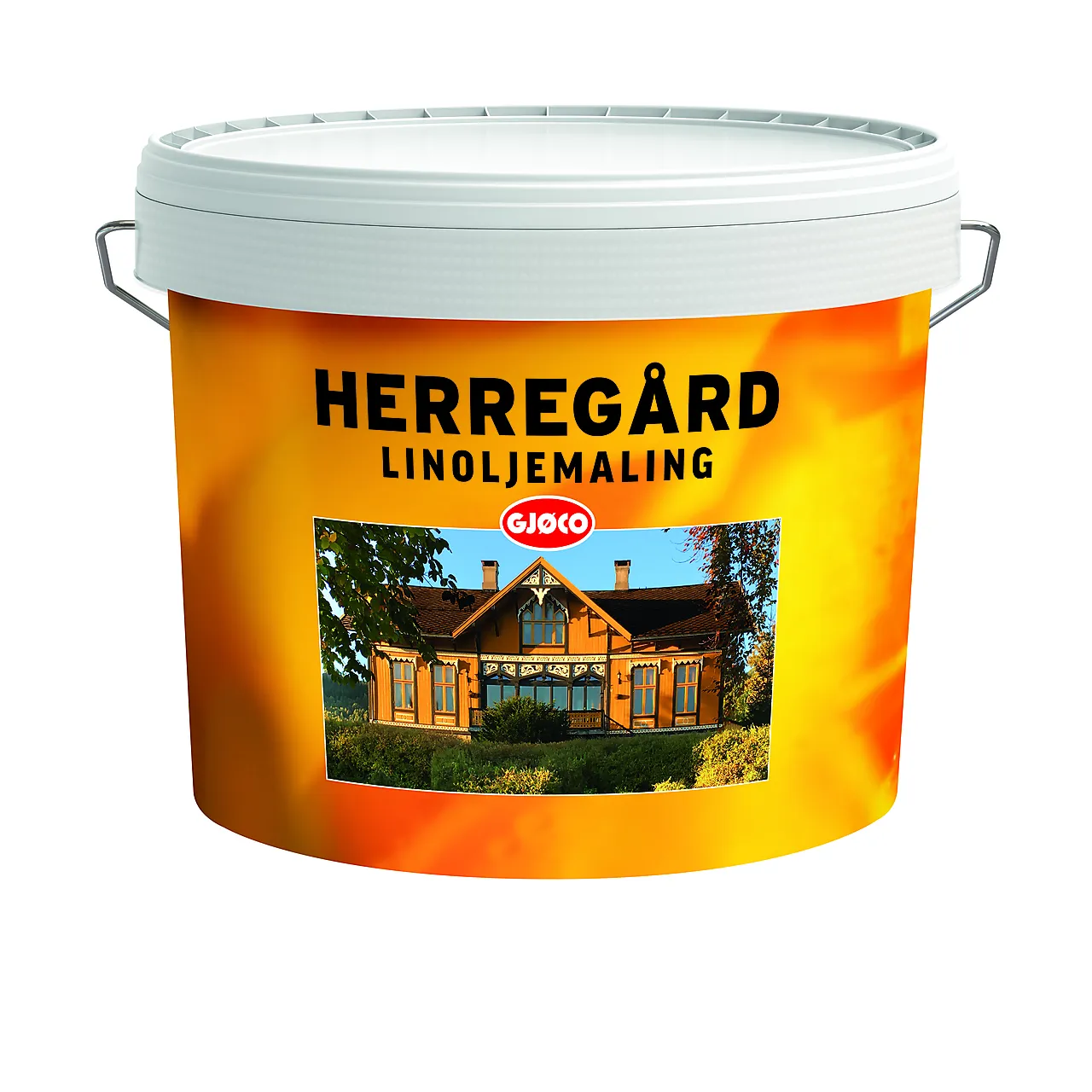 Linoljemaling base oksydrød 9l