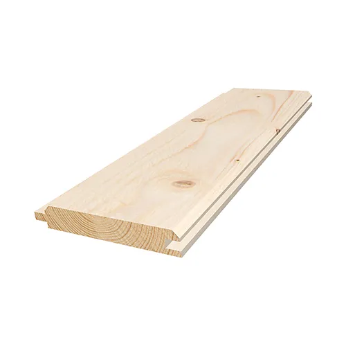 Faspanel utvendig 19x120 mm ubehandlet gran