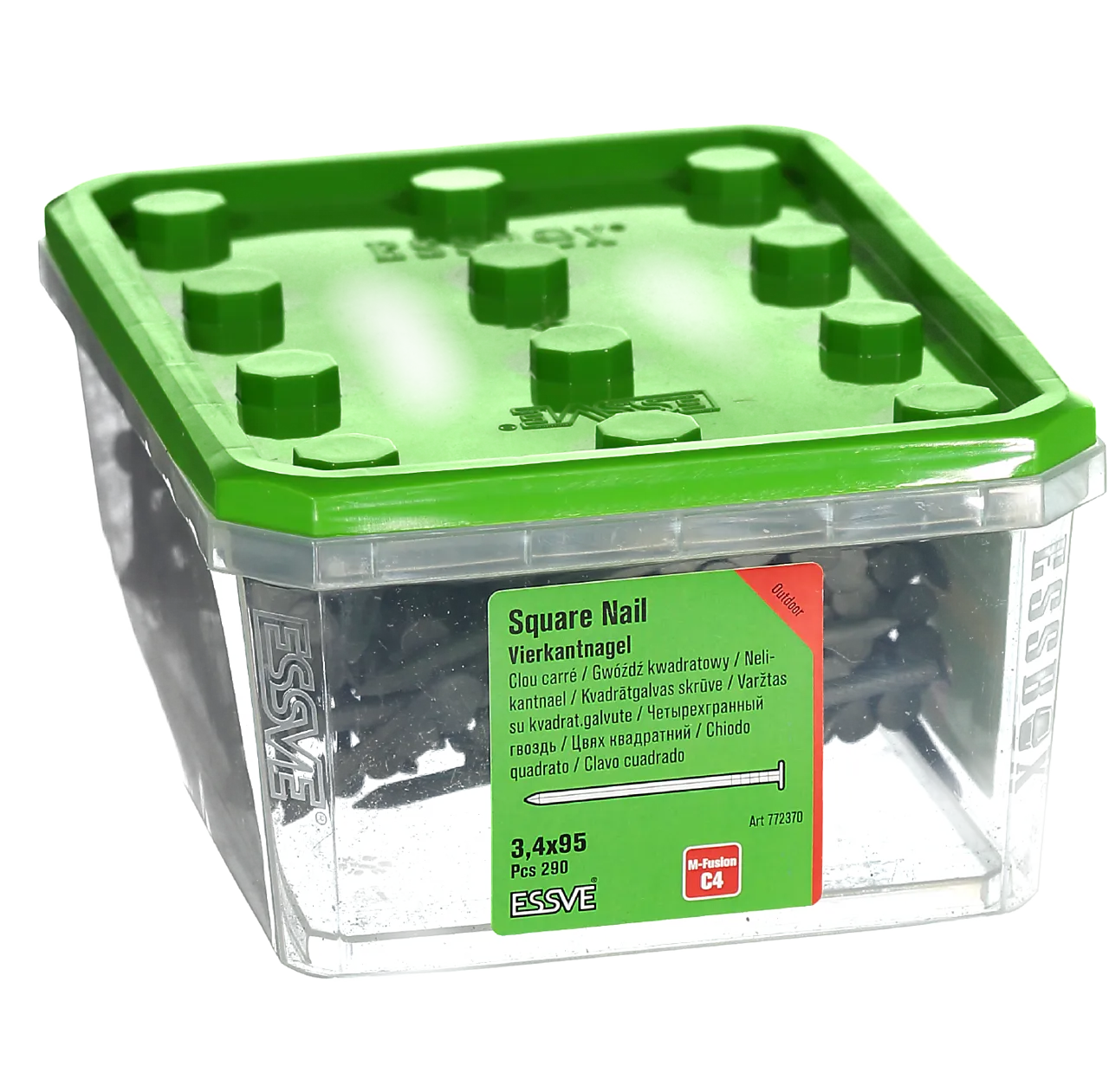 Firkantspiker 3,4x95 m-fusiona-290 Firkantspiker 3,4x95 m-fusiona-290