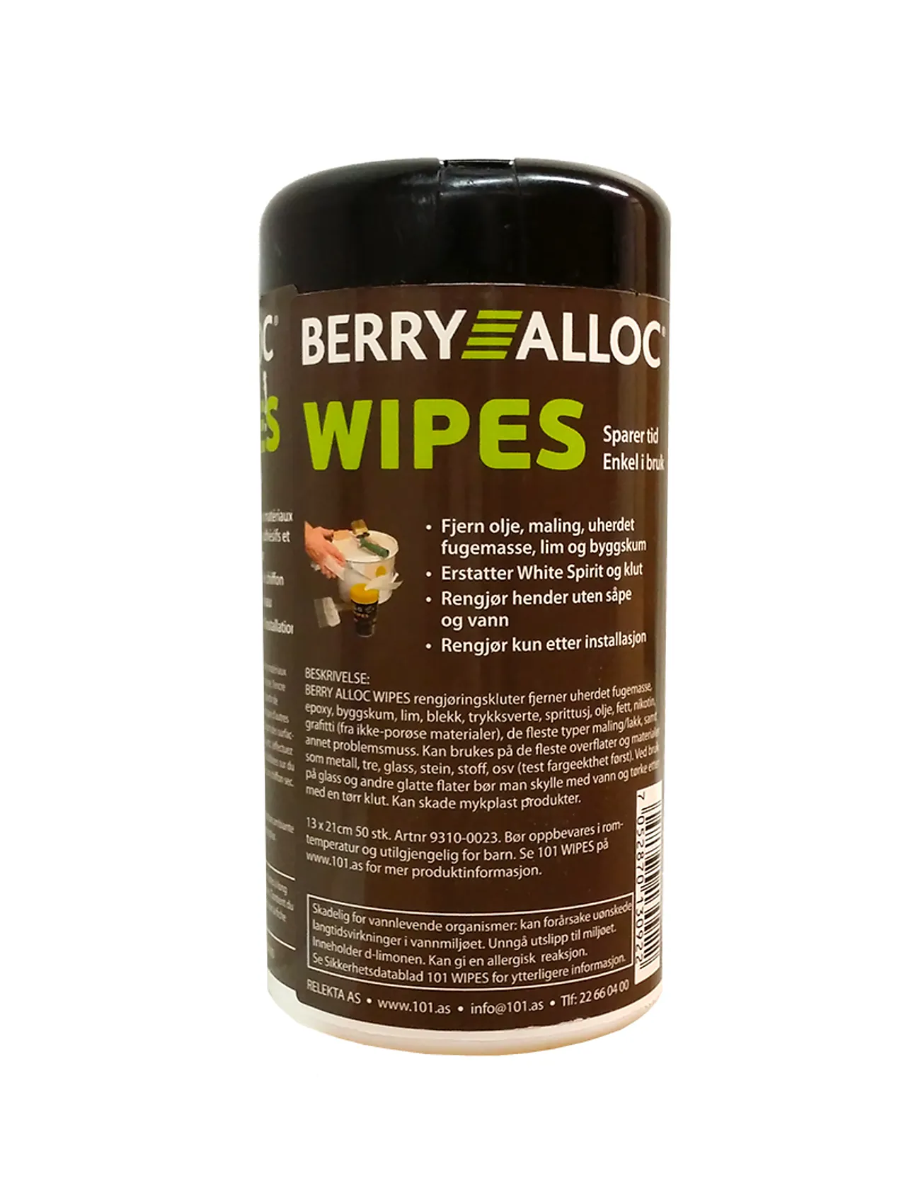 Våtserviett til våtromsplater 50 wipes per boks Våtserviett til våtromsplater 50 wipes per boks