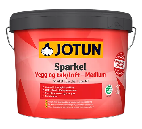 Sparkel vegg/tak medium 3 liter