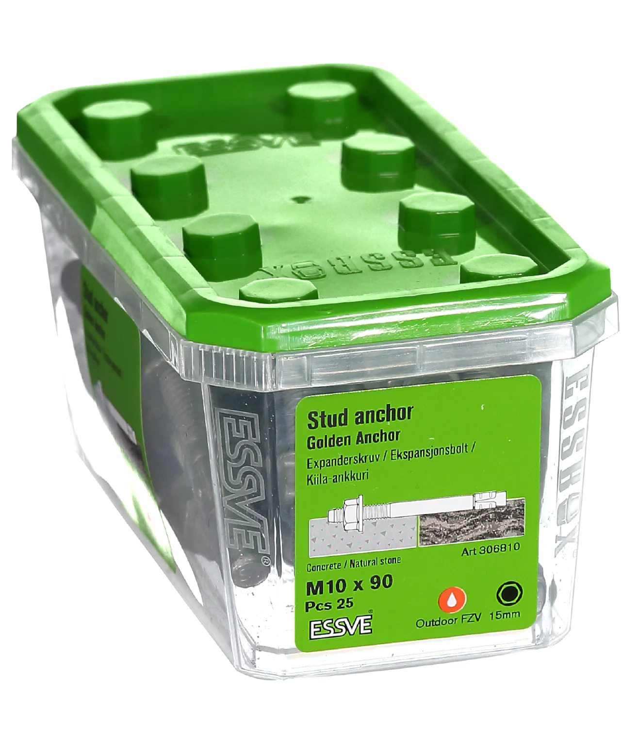 Ekspansjonsbolt Golden Anchor M10x90 25 stk null - null - 2 - Miniatyr