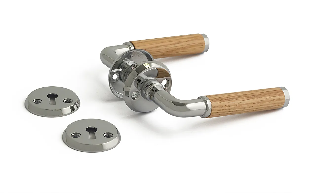 Dørvrider a385 innv eik/krom sb dt 38-42 mm Dørvrider a385 innv eik/krom sb dt 38-42 mm