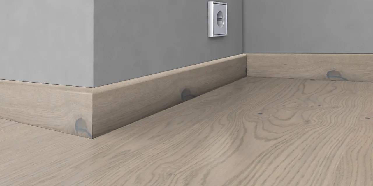 Gulvlist finért 16x60 mm Shore ultramatt null - null - 3 - Miniatyr