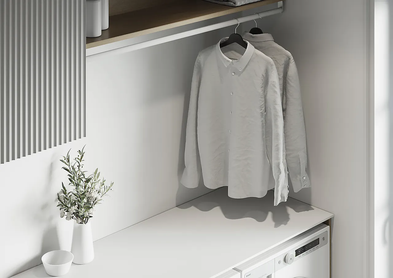 Baderomsplate hvit silke 10x620x2400 mm null - null - 2 - Miniatyr