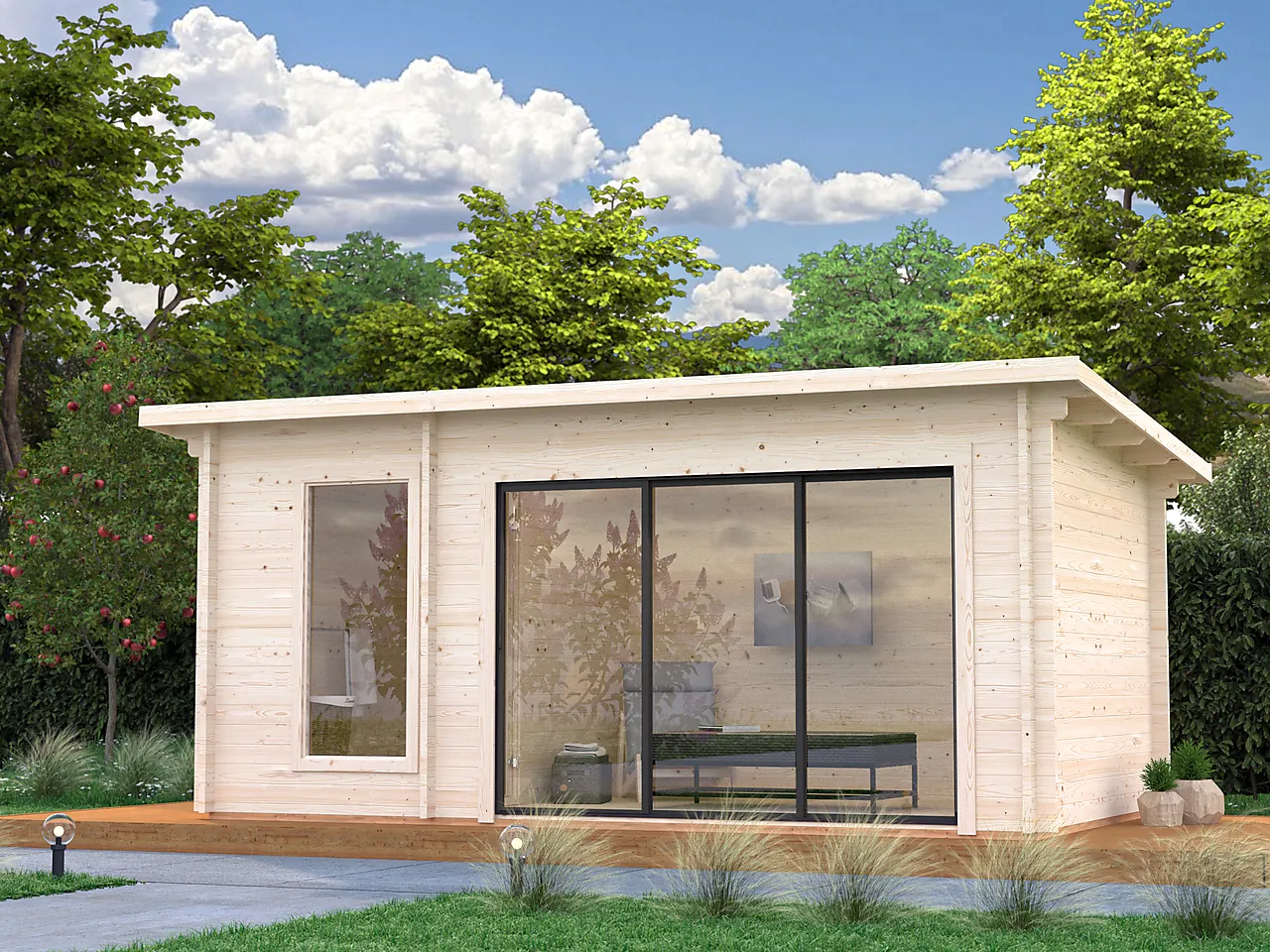 Badstue Sanna 12,8 m2 Slide+ null - null - 2 - Miniatyr