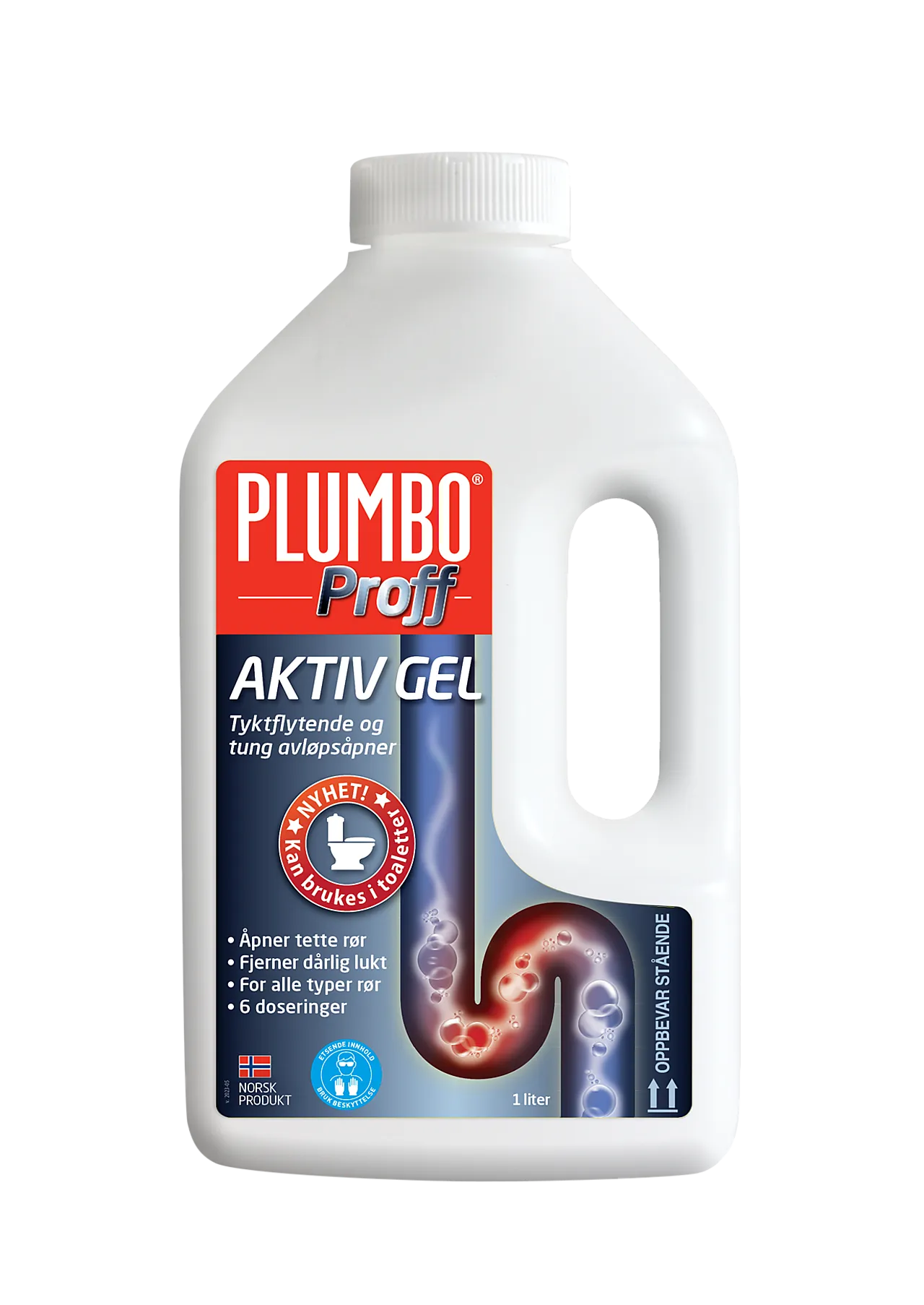 Avløpsåpner aktiv gel 1200 gram Avløpsåpner aktiv gel 1200 gram