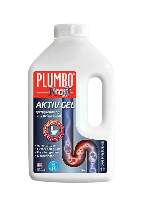 Avløpsåpner aktiv gel 1200 gram