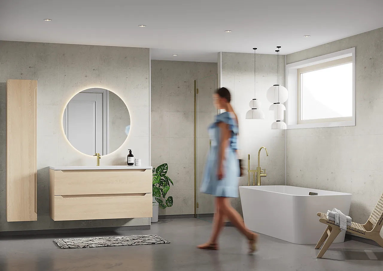 Baderomsplate 8054-M6040 lentini li 11x620x2400 mm Baderomsplate 8054-M6040 lentini li 11x620x2400 mm