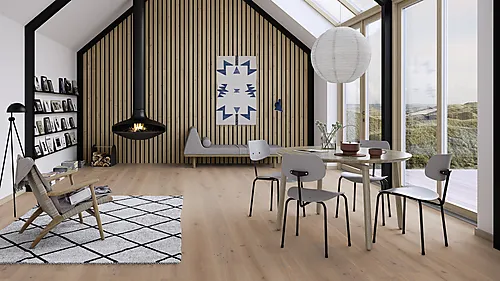 Boen Parkett warm grey 1-stav live pure lakk