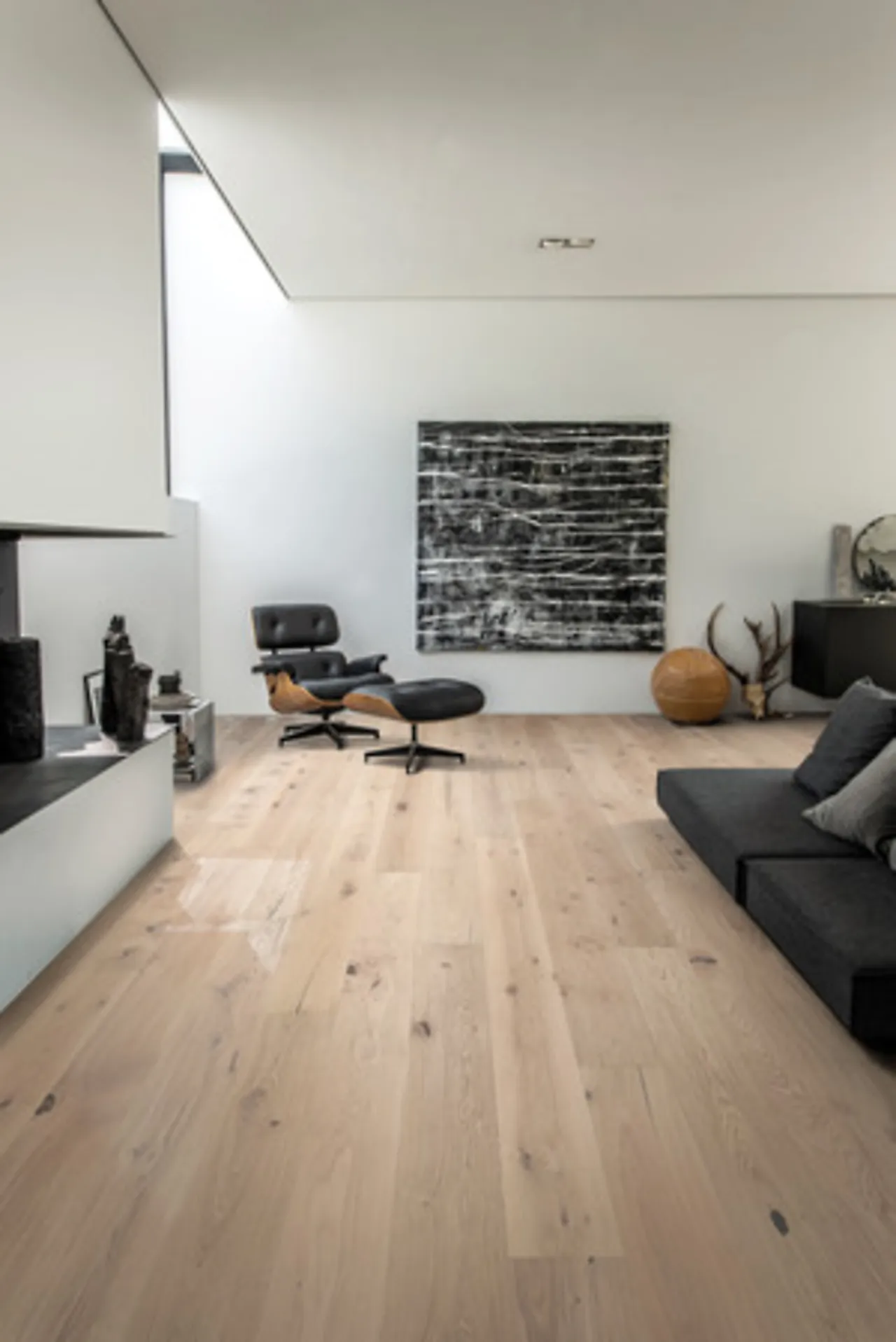 Eik Torum 1st plank mikrofas hvit matt Eik Torum 1st plank mikrofas hvit matt