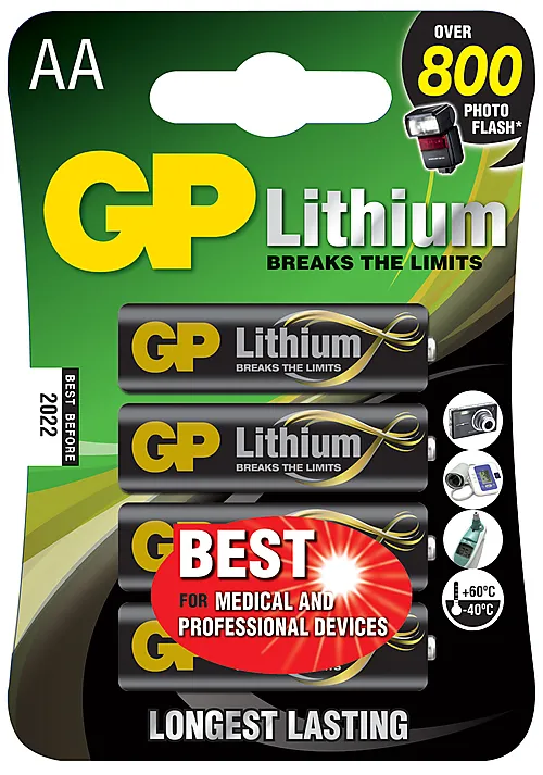 Batteri lithium AA 1,5 volt