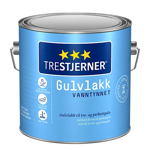 Trestjerner gulvlakk matt 3l