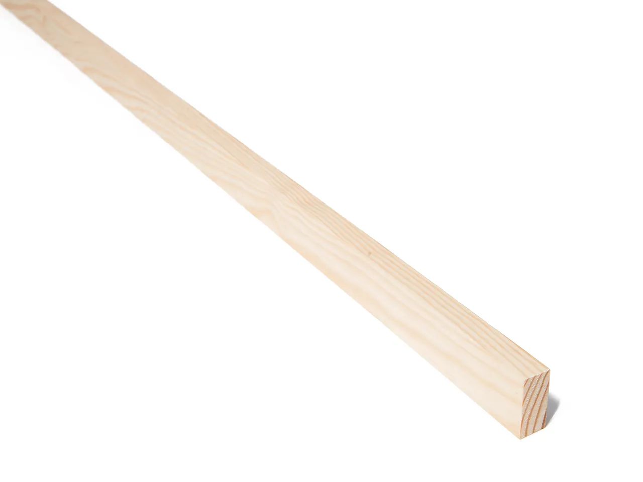 Glattkantlist 15x34 mm ubehandlet furu Glattkantlist 15x34 mm ubehandlet furu