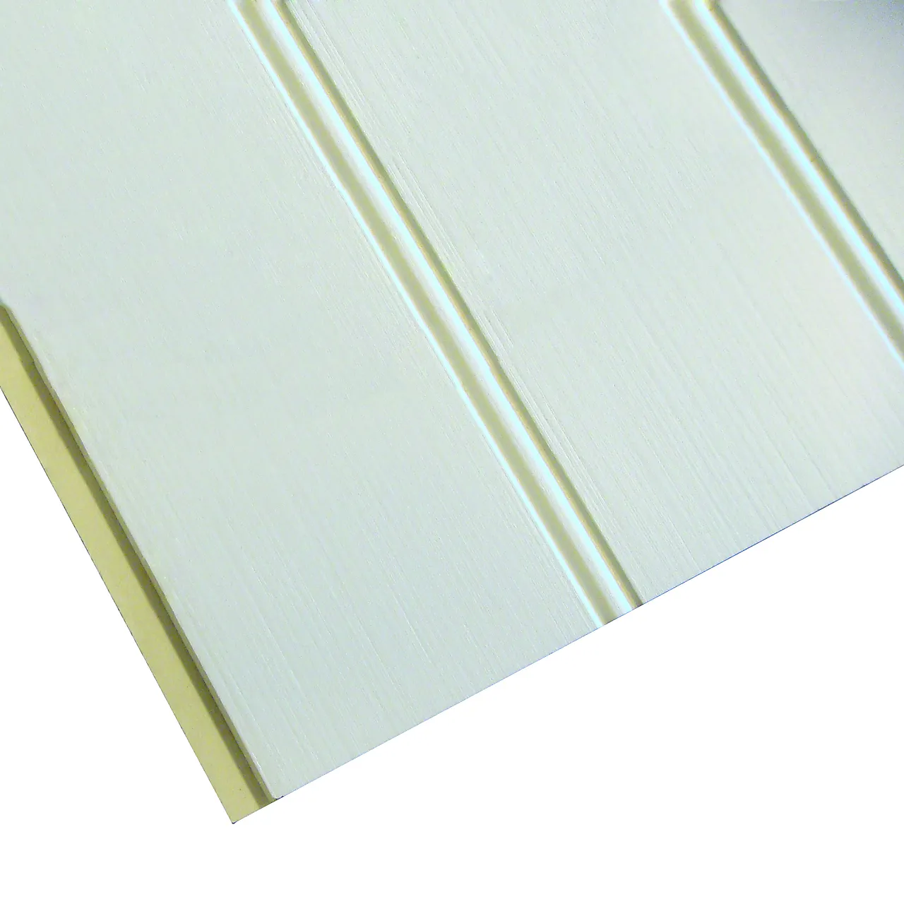 Veggplate focus MDF perlestaff 11x620x2390 mm hvit