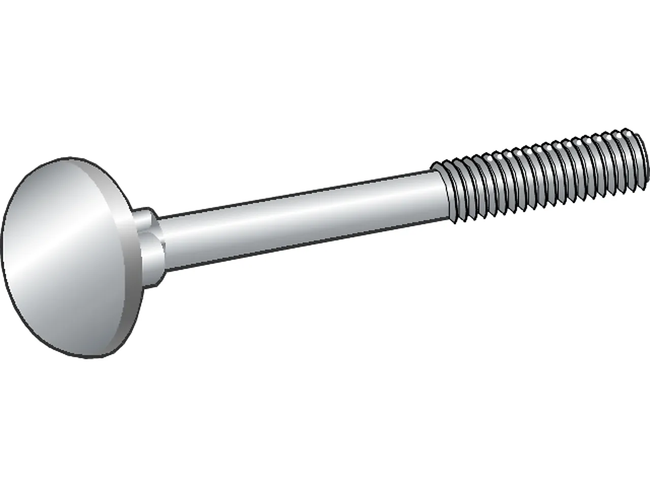 Låseskrue din 603 fzv m10x160a20 Låseskrue din 603 fzv m10x160a20