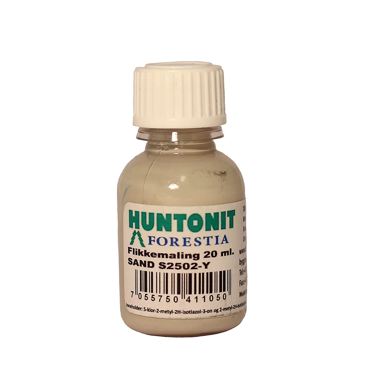 Huntonit flikkemaling sand 20ml flaske ncs s 2502-y null - null - 2 - Miniatyr